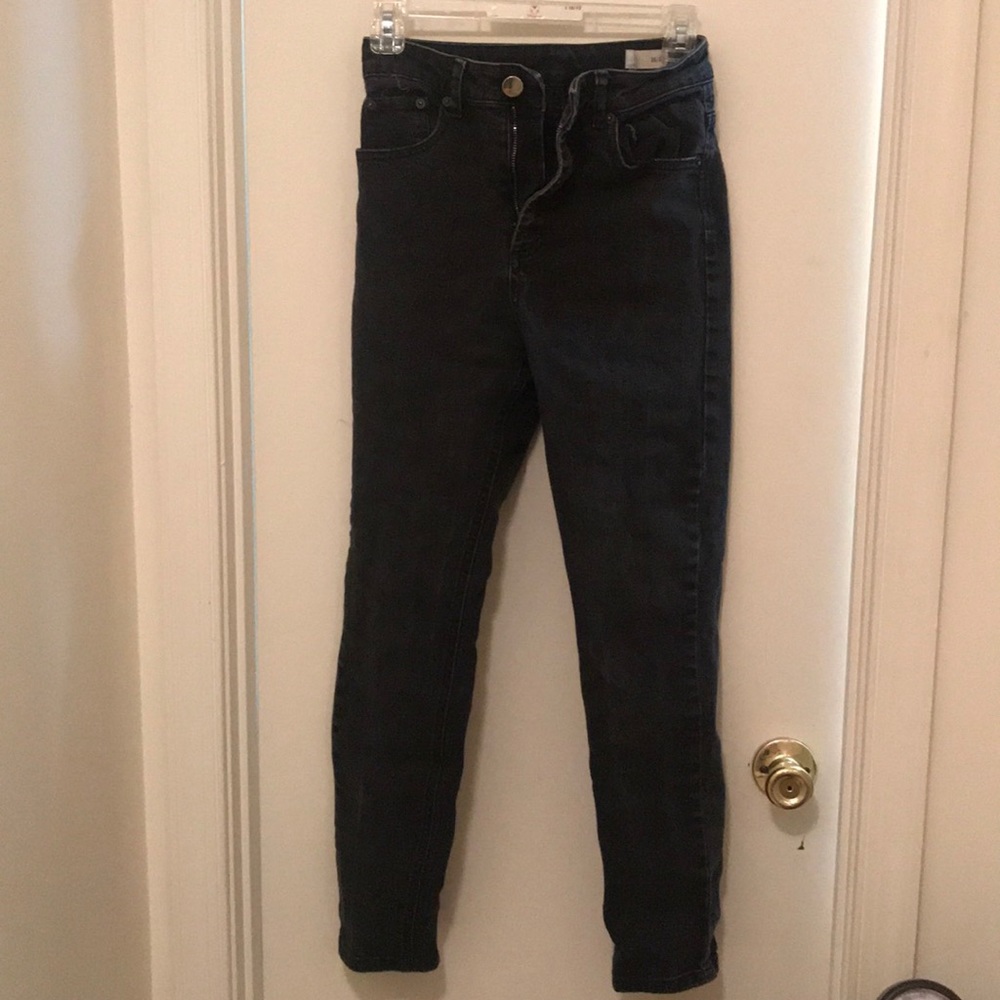 Asos high waist skinny black jeans